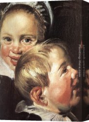 Pots Canvas Paintings - The Rommel Pot Player [detail] by Frans Hals